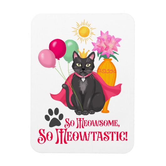 Zo geinig, zo meowtastisch! magneet (Verticaal)