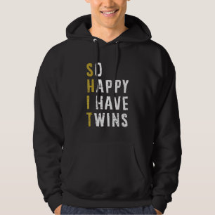 Zo Gelukkig Heb Tweelingen Moeder Zegt Moeder Le Hoodie