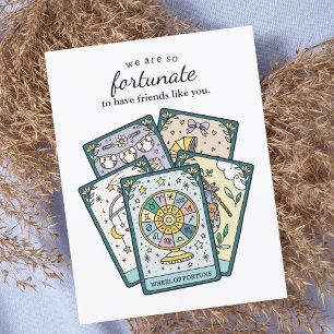 Zo Gelukkig Tarot Baby Shower Bedankt Briefkaart