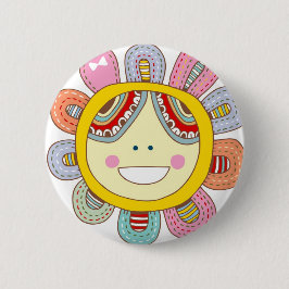 Zo gelukkig zijn ronde button 5,7 cm