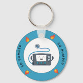 Zo gepompt – Grappige Diabetes Sleutelhanger (Achterkant)