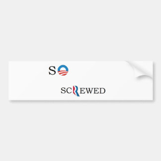 Zo geschroefd bumpersticker