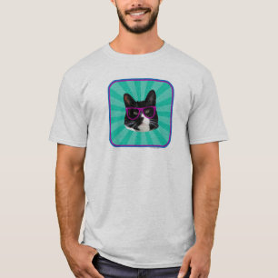 Zo Geweldige glazen Tuxedo Cat Fun-ontwerp T-shirt