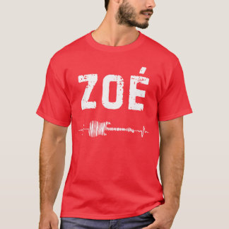 Zo Gitaar Hartslag Muziek Gitarist Retro Vintage T-shirt