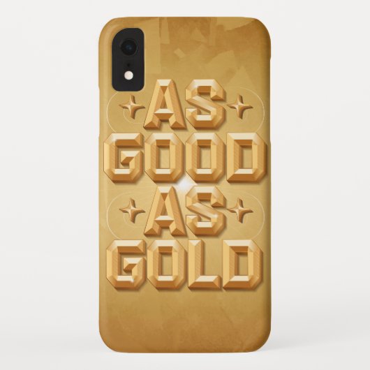 Zo goed als een Gold Phone Case (Achterkant)