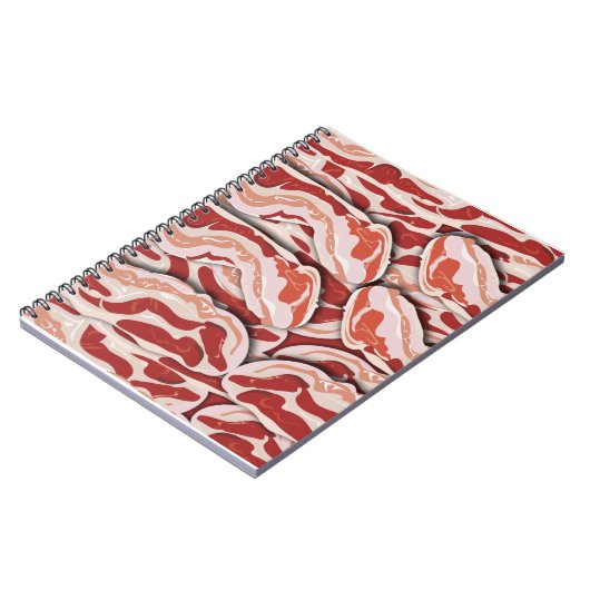 Zo goed uitgewerkt epic van Bacon Pattern-ontwerp Notitieboek (Linkerzijde)