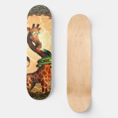 Zo grappig, schattige giraf skateboard (Voorkant)