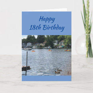 ZO GROOT ALS EEN DAG OP ** HET MEER ** "18e VERJAA Kaart