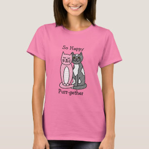 Zo Happy Spint-gether Cute Cat Pun T-shirt
