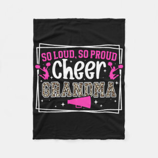 Zo hard, zo trots, cheer oma van een cheerleader G Fleece Deken