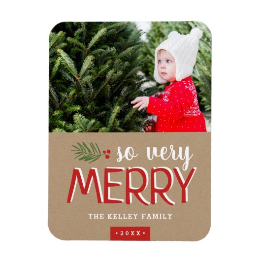 Zo heel prettige feestfoto magneet (Verticaal)