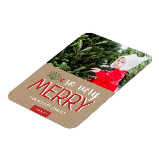 Zo heel prettige feestfoto magneet (Linkerzijde)