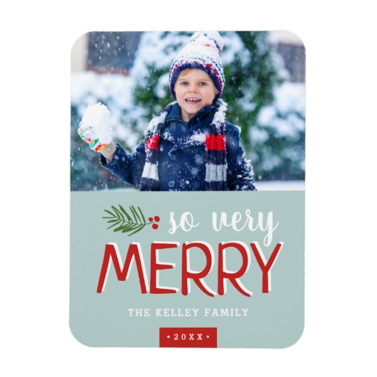 Zo heel prettige feestfoto magneet (Verticaal)