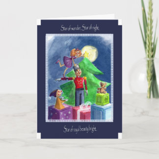 Zo heldere ster feestdagen kaart