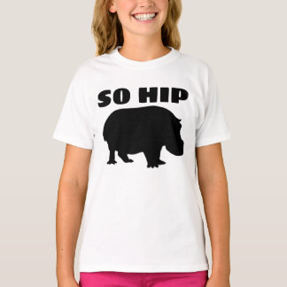 ZO HIPPE COOLE NIJLPAARD MEISJES T-SHIRT