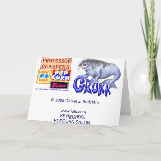 Zo is het Uw Verjaardag… Kaart (Achterkant)