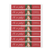 Zo Jolly. Script Holiday Photo-Adresetiketten (Vel)