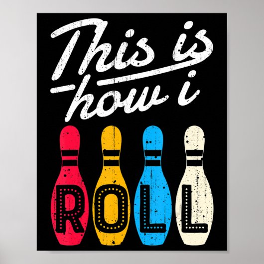 Zo kan ik Bowling Bowler Bowlers draaien voor Gif Poster (Voorkant)