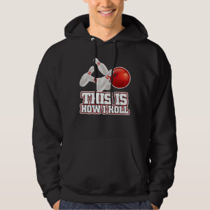 Zo kan ik Bowling Bowler Funny Gift Hoodie