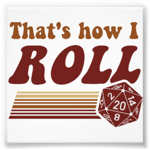 Zo kan ik Fantasy Gaming d20-desktop draaien Foto Afdruk