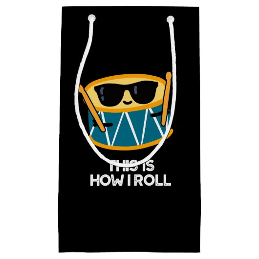 Zo kan ik Funny Drummer Drum Pun Dark BG draaien Klein Cadeauzakje (Voorkant)