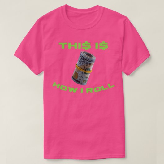 Zo kan ik geld gebruiken t-shirt (Design voorkant)