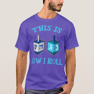 Zo kan ik Hanukkah Dreidels Champion Game T-shirt