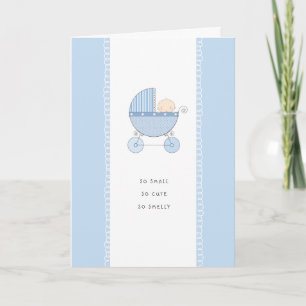 Zo klein, zo Schattige nieuwe baby felicitaties Kaart