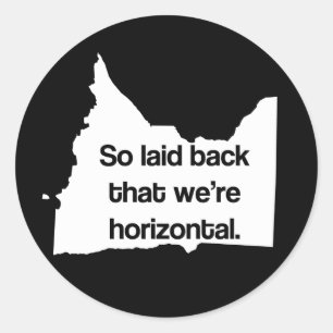 Zo Laid Back Wij zijn Horizontale MN Funny Sticker
