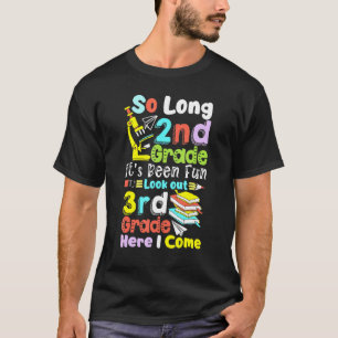 Zo lang 2e klas 3e klas hier kom ik afstuderen t-shirt