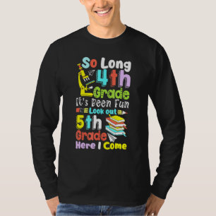 Zo lang 4e graad 5e graad hier kom ik afstuderen t-shirt