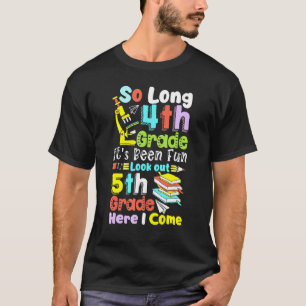 Zo lang 4e graad 5e graad hier kom ik afstuderen t-shirt