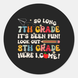 Zo lang 7e graad 8e rang Afstuderen laatste dag va Ronde Sticker