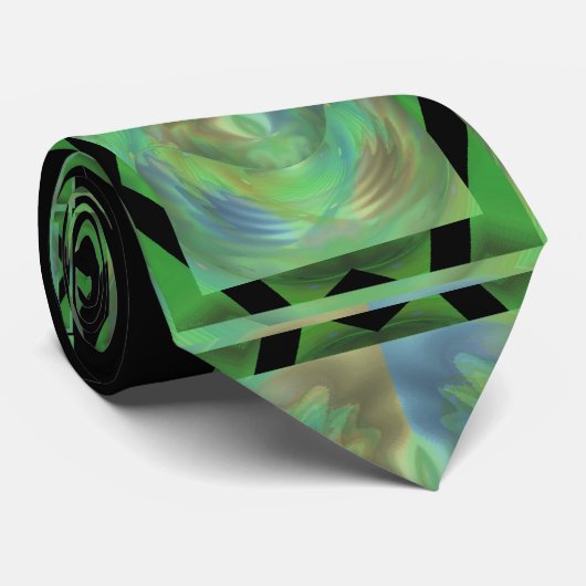 Zo lang en Bedankt voor Al het visplezier abstract Stropdas (Opgerold)