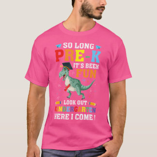 Zo lang pre-k Afstuderen kleuterschool hier kom ik T-shirt