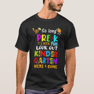 Zo lang pre-k Kindergarten 2022 hier kom ik 1st gr T-shirt