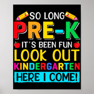 Zo lang pre-k Kindergarten hier Afstuderen vorige Poster