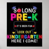 Zo lang pre-k Kindergarten hier Afstuderen vorige  Poster (Voorkant)