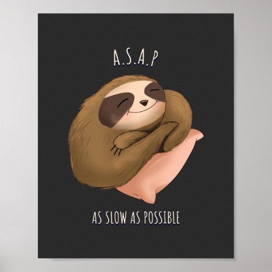 zo langzaam mogelijk poster (Voorkant)
