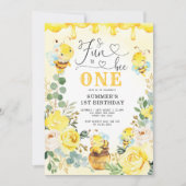 Zo leuk om één honingraat te zijn: Birthday Party Kaart (Voorkant)