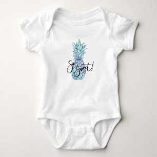 Zo lief! Blauwe ananas Baby Kleding Romper