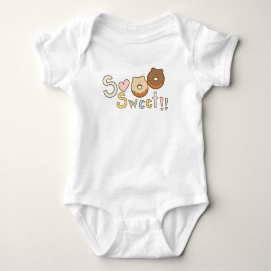 Zo lief donut foodie romper (Voorkant)
