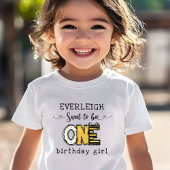 Zo lief om één bloemige 1e verjaardag te zijn kinder shirts