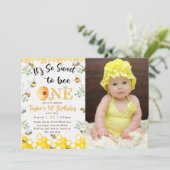 Zo lief om één uitnodiging van de verjaardagsfoto  (Staand voorkant)