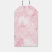 Zo lief roze ijs verjaardagsfeestje cadeaulabel (Achterkant)