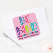 Zo mogelijk vierkante sticker (Envelop)