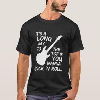 Zo naar boven wil je rock 'n roll t-shirt