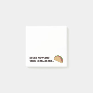 Zo nu en dan Funny Taco Post-It Notes
