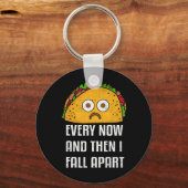 Zo nu en dan Herfst ik uit elkaar Fun Taco dinsdag Sleutelhanger (Voorkant)