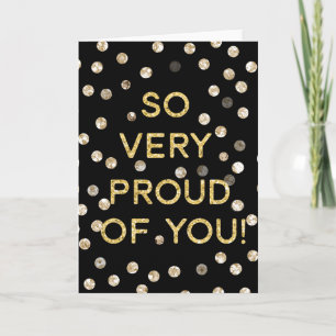 Zo ontzettend trots op je Afstudeercongratulaties Kaart